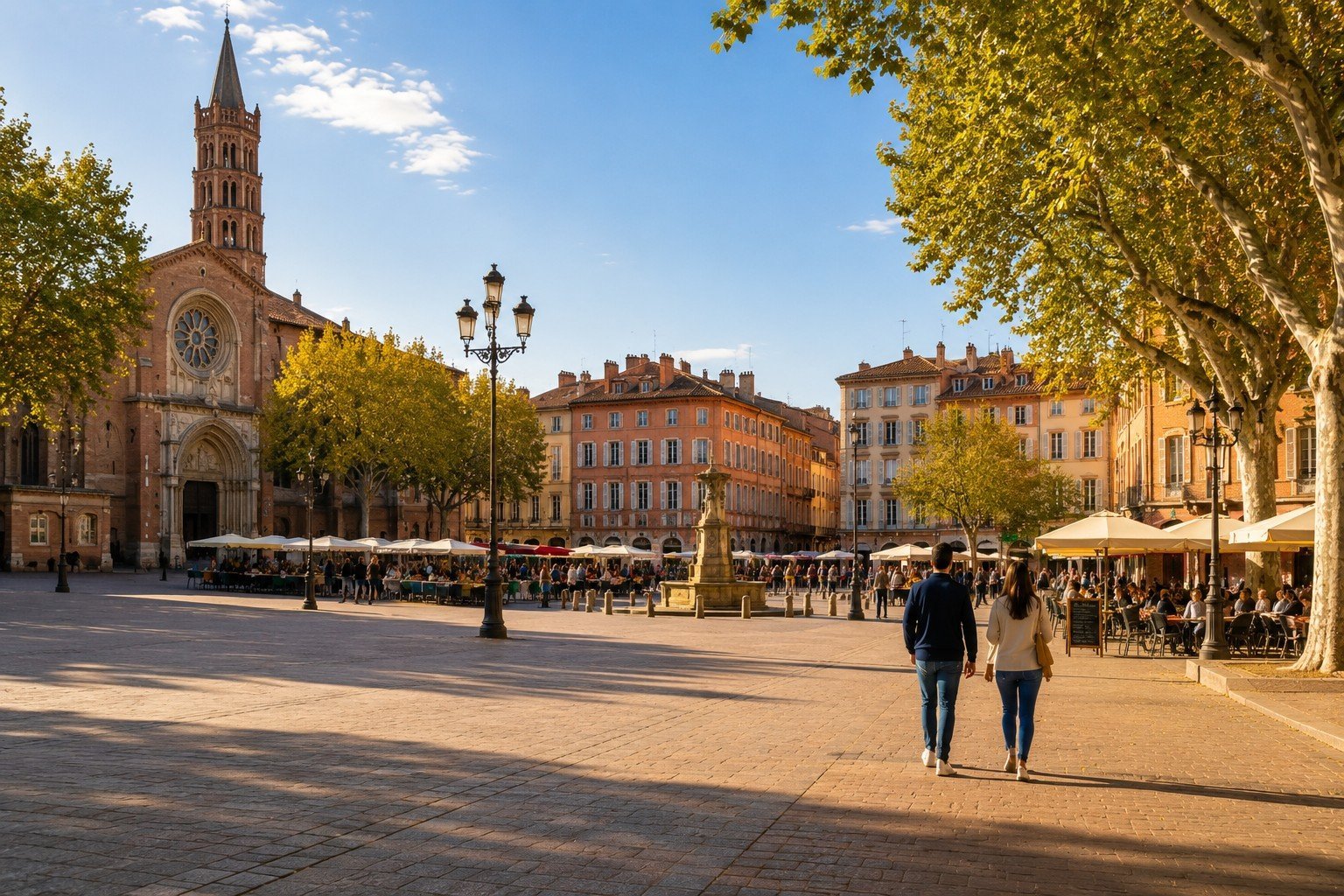 Parents solos faisant connaissance en France