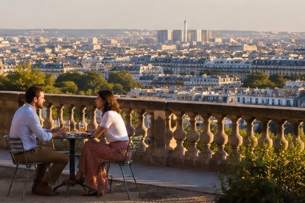 Parents solos faisant connaissance en France