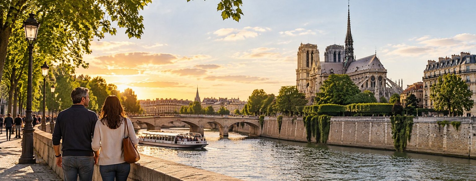 Rencontre entre parents célibataires sur les quais de Seine à Paris
